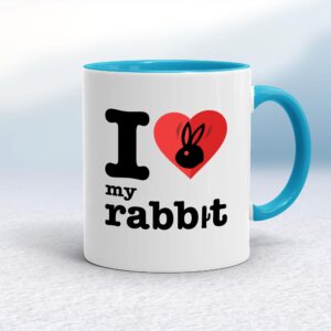 I Love My Rabbit - Rude Mugs - Slightly Disturbed - Image 1 of 12