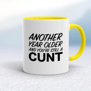 Another Year Older And You're Still A Cunt - Rude Mugs - Slightly Disturbed - Image 1 of 14