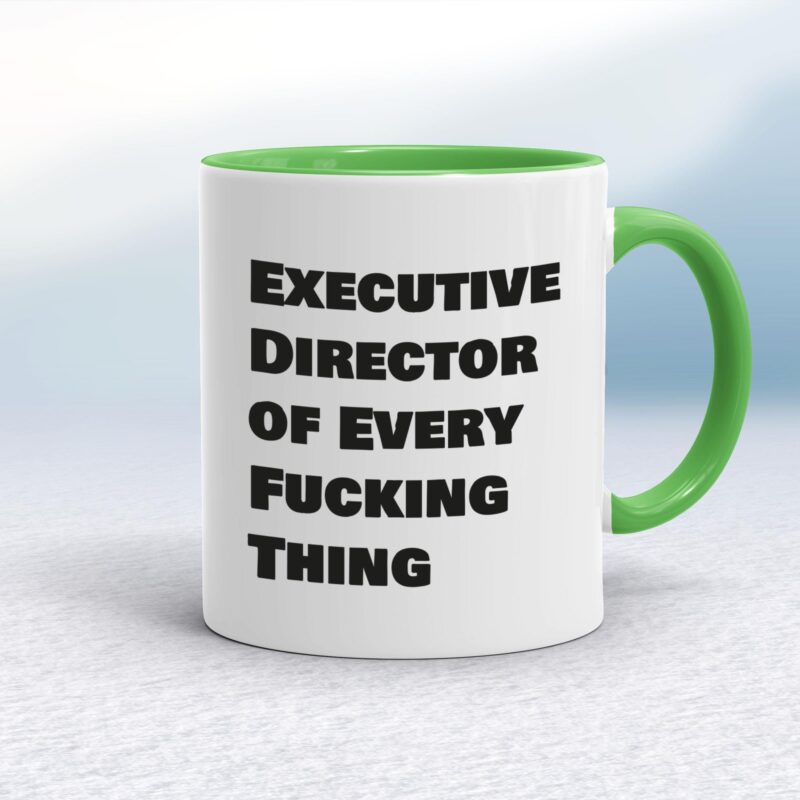Executive Director of Every Fucking Thing - Rude Mugs - Slightly Disturbed - Image 8 of 14
