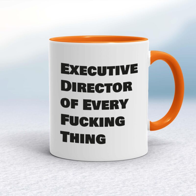 Executive Director of Every Fucking Thing - Rude Mugs - Slightly Disturbed