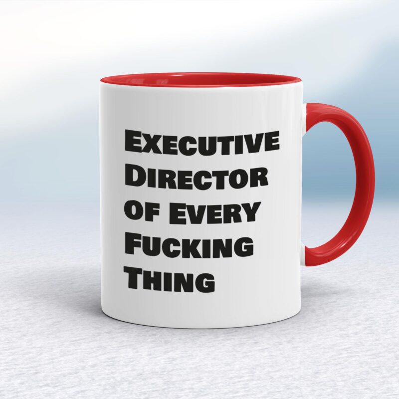 Executive Director of Every Fucking Thing - Rude Mugs - Slightly Disturbed - Image 6 of 14