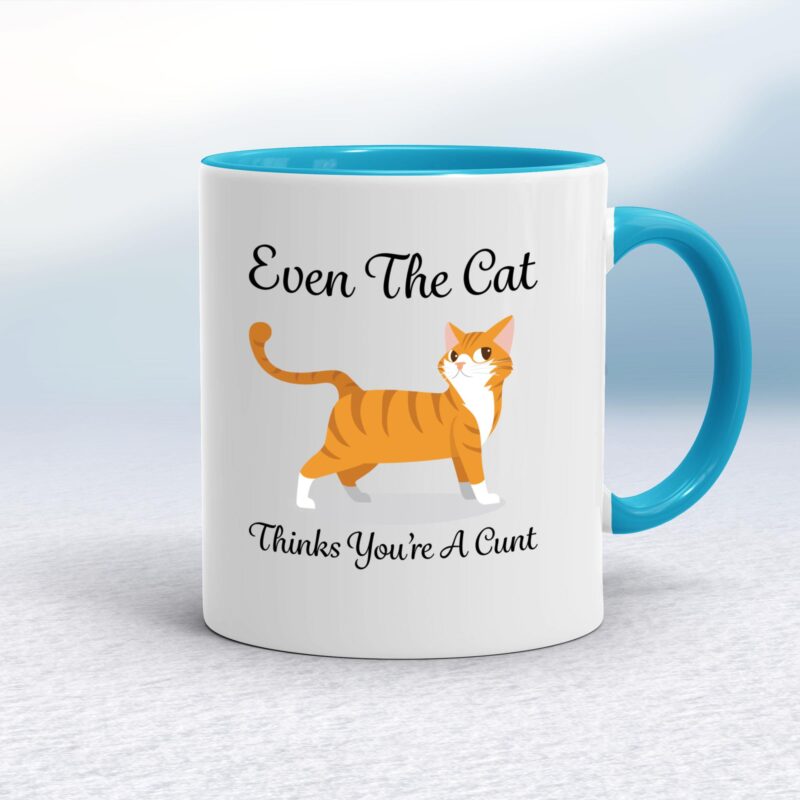 Even The Cat Thinks You're A Cunt - Rude Mugs - Slightly Disturbed - Image 3 of 14