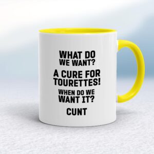 Cure For Tourettes - Rude Mugs - Slightly Disturbed - Image 1 of 14