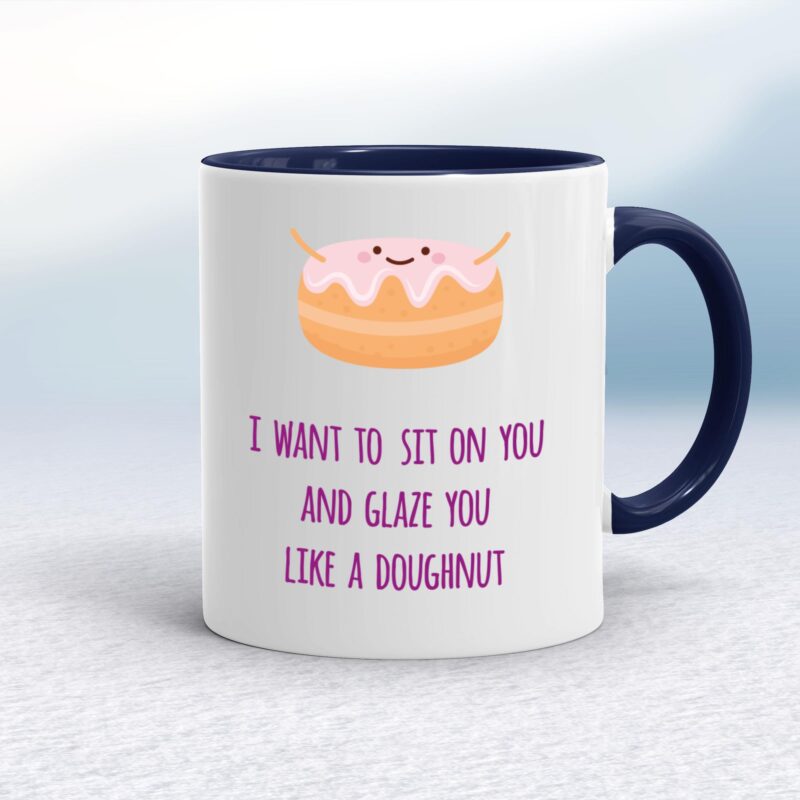 Glazed Doughnut - Rude Mugs - Slightly Disturbed - Image 4 of 12
