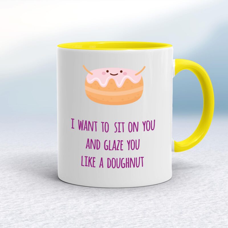 Glazed Doughnut - Rude Mugs - Slightly Disturbed - Image 7 of 12