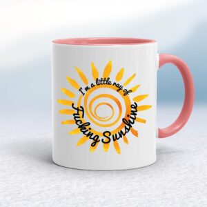 I'm A Little Ray Of Fucking Sunshine - Rude Mugs - Slightly Disturbed - Image 1 of 14