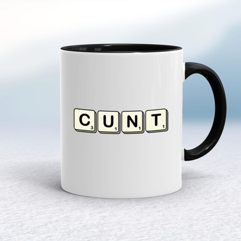 Scrabble Tiles Cunt - Rude Mugs - Slightly Disturbed - Image 2 of 14