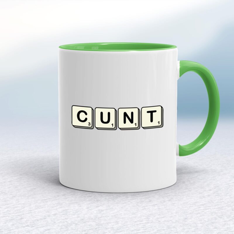 Scrabble Tiles Cunt - Rude Mugs - Slightly Disturbed - Image 8 of 14
