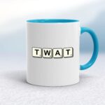 Scrabble Tiles Twat - Rude Mugs - Slightly Disturbed - Image 3 of 14