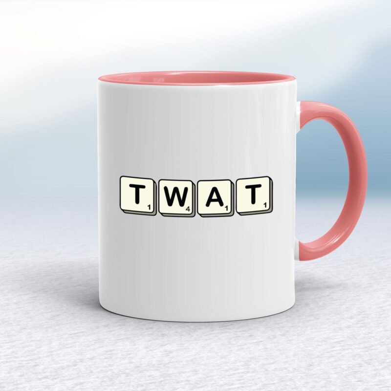 Scrabble Tiles Twat - Rude Mugs - Slightly Disturbed - Image 5 of 14