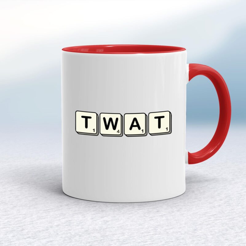 Scrabble Tiles Twat - Rude Mugs - Slightly Disturbed - Image 6 of 14