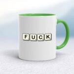 Scrabble Tiles Fuck - Rude Mugs - Slightly Disturbed - Image 8 of 14