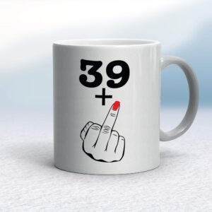29+, 39+, 49+ or 59+ Lady's Middle Finger - Rude Mugs - Slightly Disturbed - Image 1 of 48