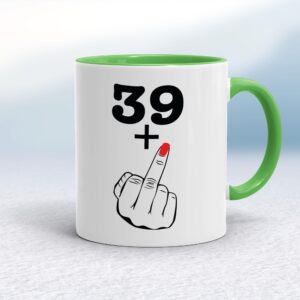 29+, 39+, 49+ or 59+ Lady's Middle Finger - Rude Mugs - Slightly Disturbed - Image 1 of 48