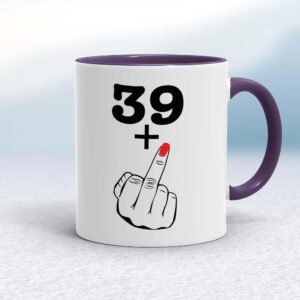 29+, 39+, 49+ or 59+ Lady's Middle Finger - Rude Mugs - Slightly Disturbed - Image 1 of 48