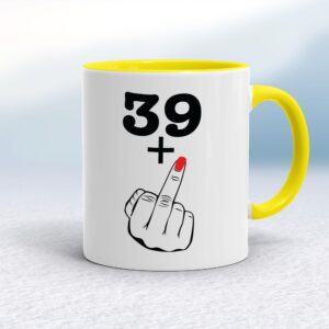 29+, 39+, 49+ or 59+ Lady's Middle Finger - Rude Mugs - Slightly Disturbed - Image 1 of 48