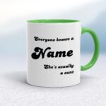Everyone Knows A Name He's She's Usually A Cunt - Rude Mugs - Slightly Disturbed - Image 8 of 28