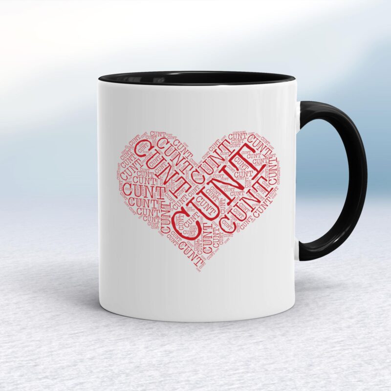 Cunt Heart - Rude Mugs - Slightly Disturbed - Image 2 of 14