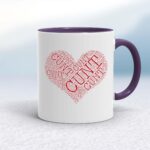 Cunt Heart - Rude Mugs - Slightly Disturbed