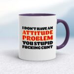Attitude Problem - Rude Mugs - Slightly Disturbed