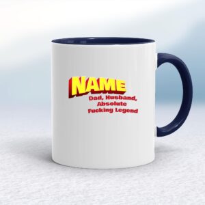Personalised Dad, Husband - Rude Mugs - Slightly Disturbed - Image 1 of 12