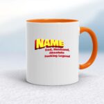 Personalised Dad, Husband - Rude Mugs - Slightly Disturbed