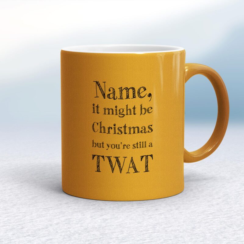 Personalised Christmas Swearing - Rude Mugs - Slightly Disturbed - Image 10 of 42