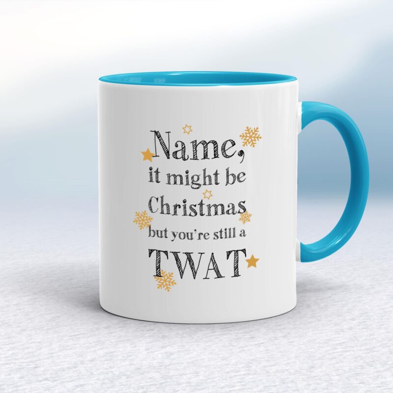 Personalised Christmas Swearing - Rude Mugs - Slightly Disturbed - Image 3 of 42