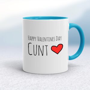 Happy Valentines Day Swearing - Rude Mugs - Slightly Disturbed - Image 1 of 42