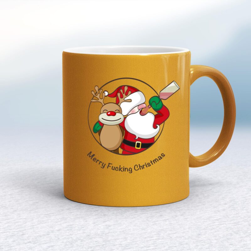 Merry Fucking Christmas Santa - Rude Mugs - Slightly Disturbed - Image 10 of 14