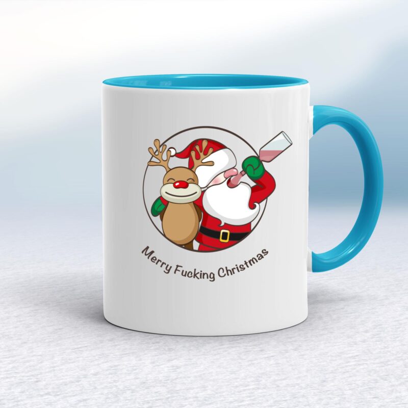 Merry Fucking Christmas Santa - Rude Mugs - Slightly Disturbed - Image 3 of 14