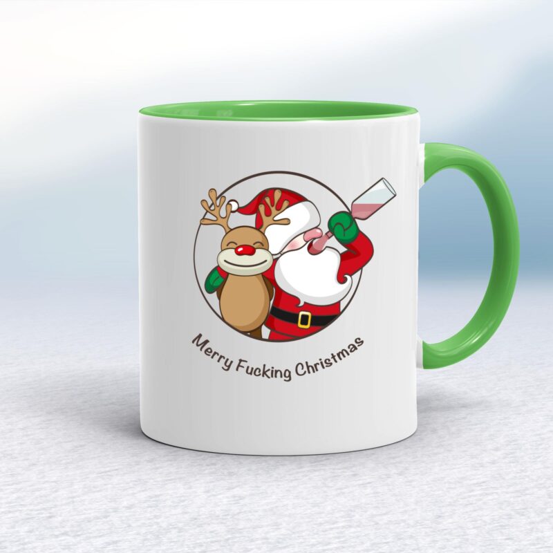 Merry Fucking Christmas Santa - Rude Mugs - Slightly Disturbed - Image 8 of 14