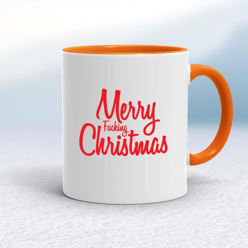Merry Fucking Christmas - Rude Mugs - Slightly Disturbed