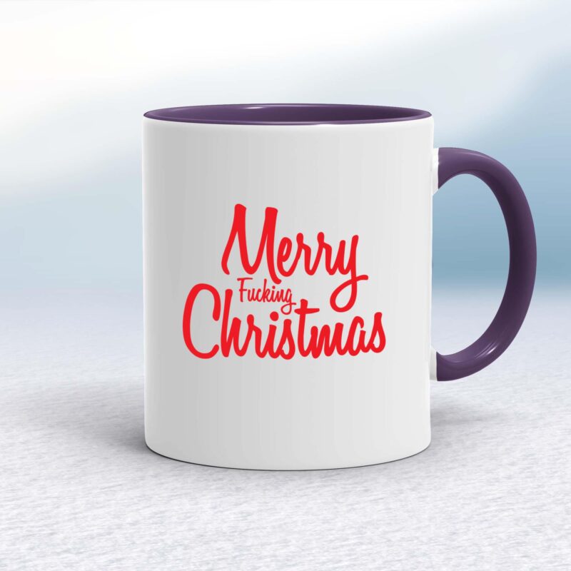 Merry Fucking Christmas - Rude Mugs - Slightly Disturbed