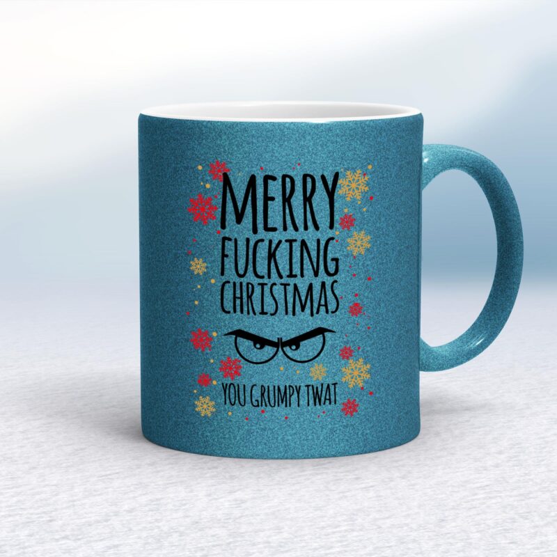 Merry Fucking Christmas You Grumpy... Swearing - Rude Mugs - Slightly Disturbed - Image 27 of 27
