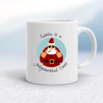 Santa Is A Judgemental Cunt - Rude Mugs - Slightly Disturbed - Image 1 of 14