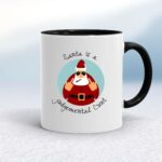 Santa Is A Judgemental Cunt - Rude Mugs - Slightly Disturbed - Image 2 of 14