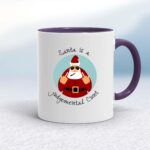 Santa Is A Judgemental Cunt - Rude Mugs - Slightly Disturbed