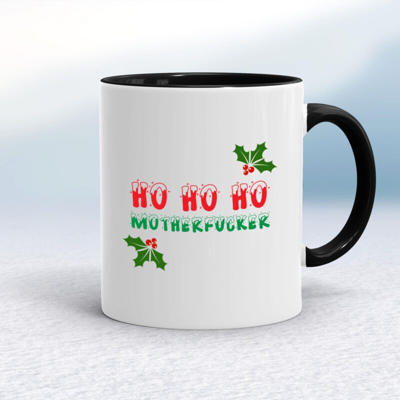 Ho Ho Ho Motherfucker - Rude Mugs - Slightly Disturbed - Image 2 of 12