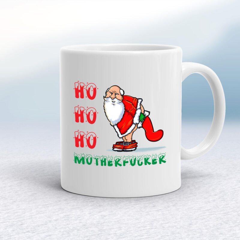 Ho Ho Ho Motherfucker Santa - Rude Mugs - Slightly Disturbed - Image 1 of 12 Ho Ho Ho Motherfucker Santa - Rude Mugs - Slightly Disturbed - Image 1 of 12