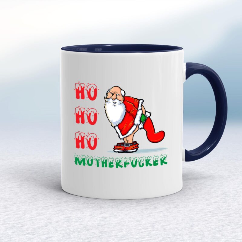 Ho Ho Ho Motherfucker Santa - Rude Mugs - Slightly Disturbed - Image 4 of 12