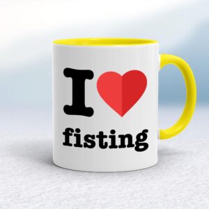 I Love Fisting - Rude Mugs - Slightly Disturbed - Image 1 of 12