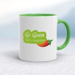 Go Green Fuck A Vegetarian - Rude Mugs - Slightly Disturbed - Image 8 of 14