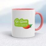 Go Green Fuck A Vegetarian - Rude Mugs - Slightly Disturbed - Image 5 of 14