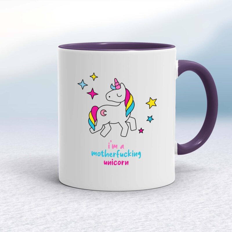 I'm A Motherfucking Unicorn - Rude Mugs - Slightly Disturbed
