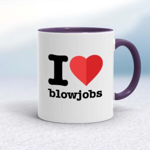 I Love Blowjobs - Rude Mugs - Slightly Disturbed - Image 1 of 14