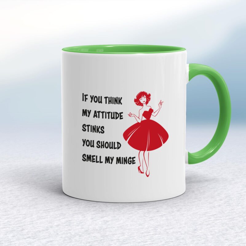 Attitude Stinks - Rude Mugs - Slightly Disturbed - Image 8 of 14