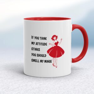 Attitude Stinks - Rude Mugs - Slightly Disturbed - Image 1 of 14