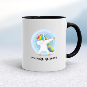 You Make Me Horny Unicorny - Rude Mugs - Slightly Disturbed - Image 1 of 28