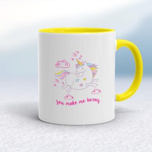 You Make Me Horny Unicorny - Rude Mugs - Slightly Disturbed - Image 1 of 28